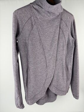 lululemon athletica Heathered Lavender Gray Pullover Sweater
